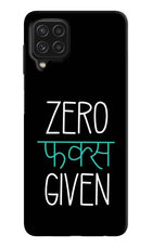 Zero Fucks Given Samsung M32 Hard Case Back Cover by Casekaro
