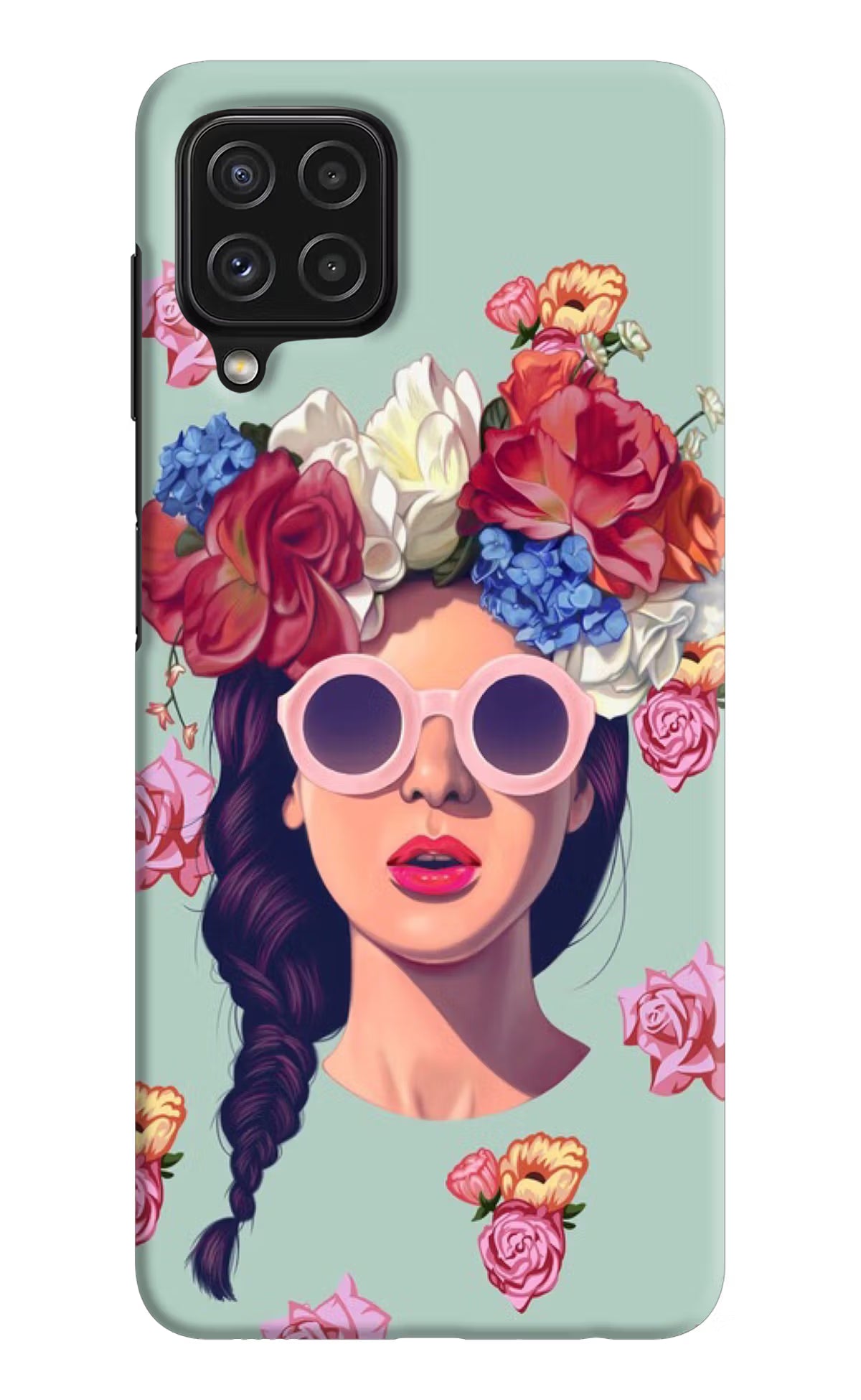 Pretty Girl Samsung M32 Hard Case Back Cover by Casekaro