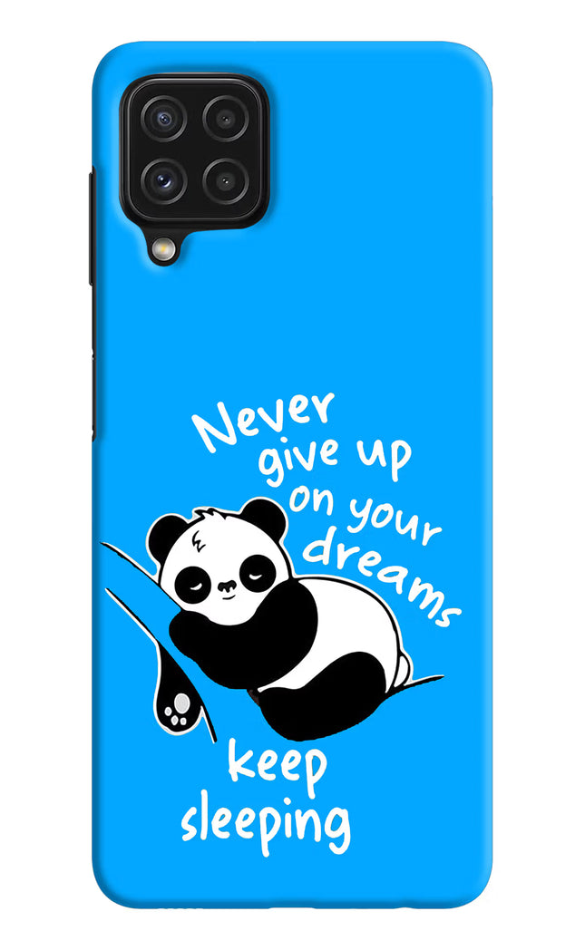 Keep Sleeping Samsung M32 Hard Case Back Cover by Casekaro