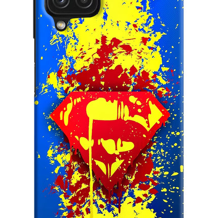 Superman logo Samsung M32 Hard Case Back Cover by Casekaro