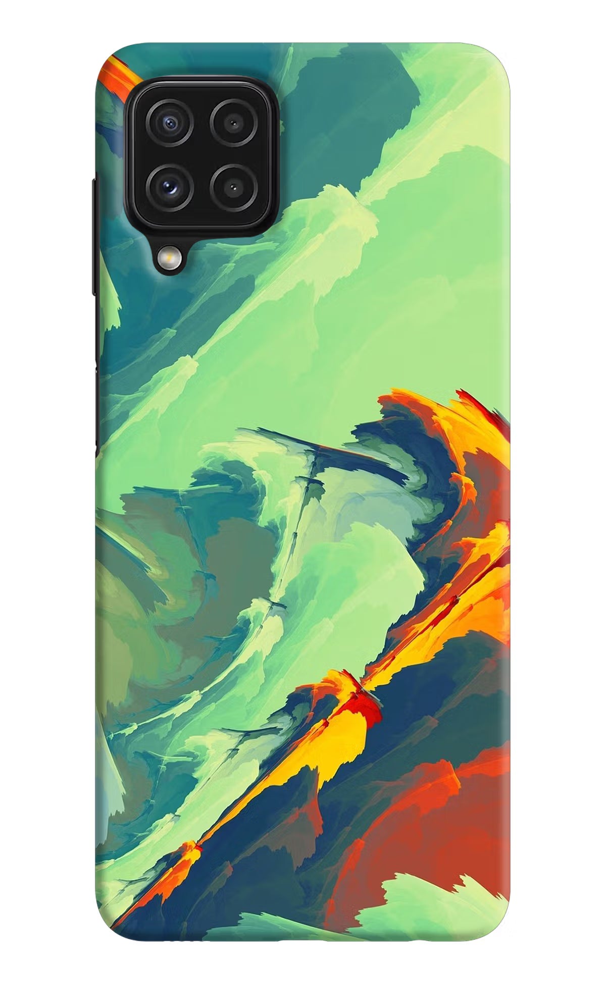 Paint Art Samsung M32 Hard Case Back Cover by Casekaro