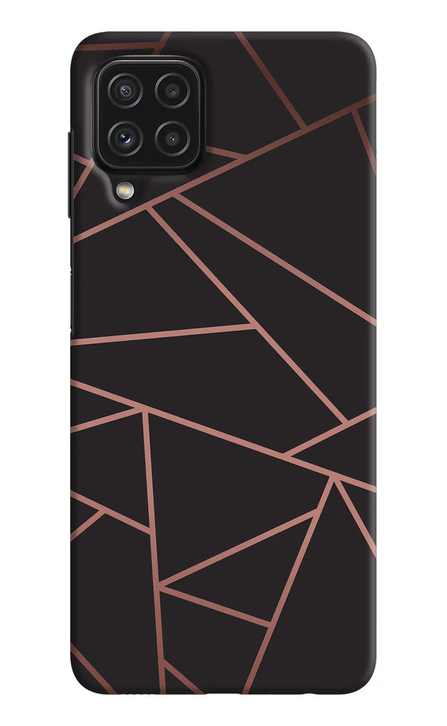 Geometric Pattern Samsung M32 Hard Case Back Cover by Casekaro