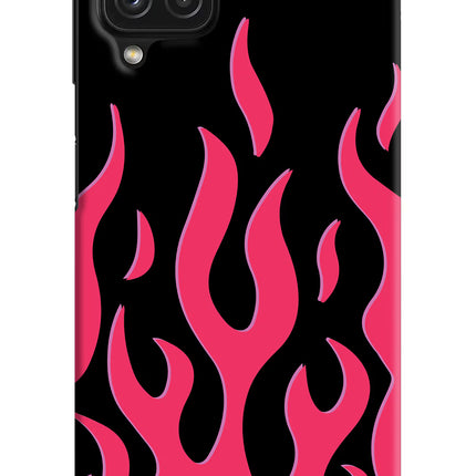 Fire Flames Samsung M32 Hard Case Back Cover by Casekaro