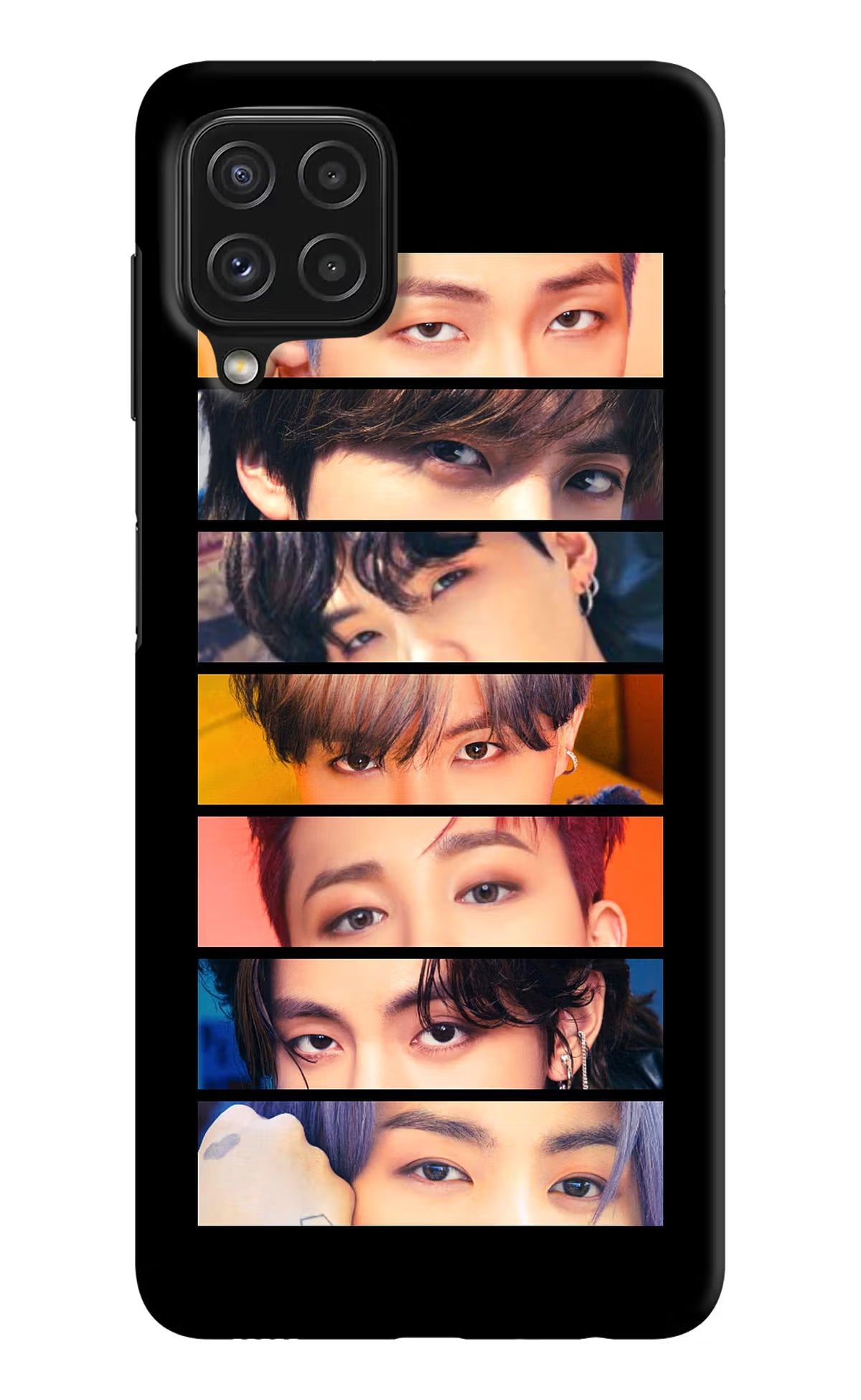 BTS Eyes Samsung M32 Hard Case Back Cover by Casekaro