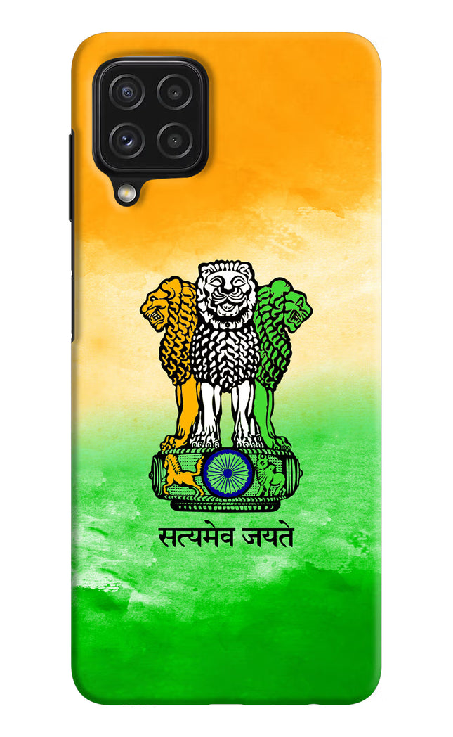 Satyamev Jayate Flag Samsung M32 Hard Case Back Cover by Casekaro