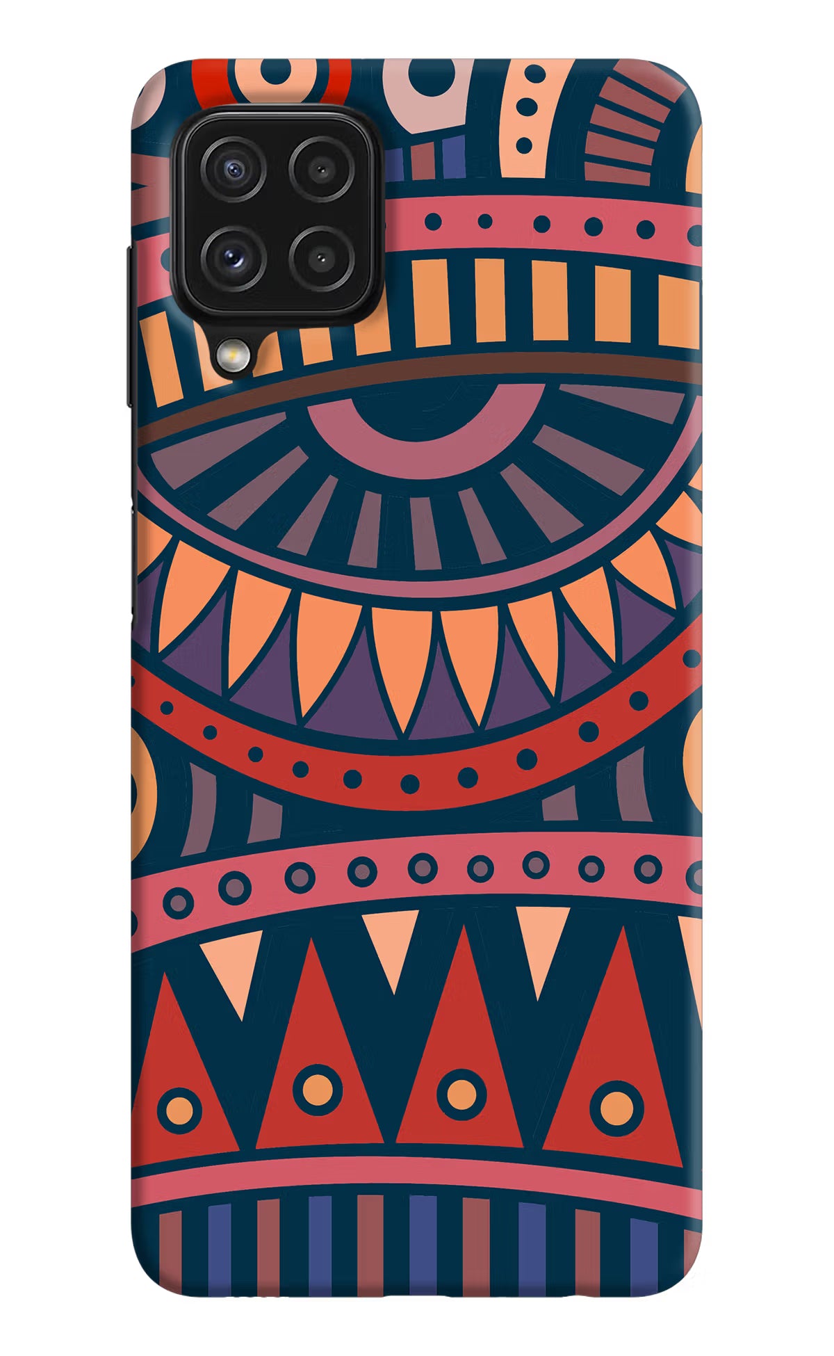 African Culture Design Samsung M32 Hard Case Back Cover by Casekaro