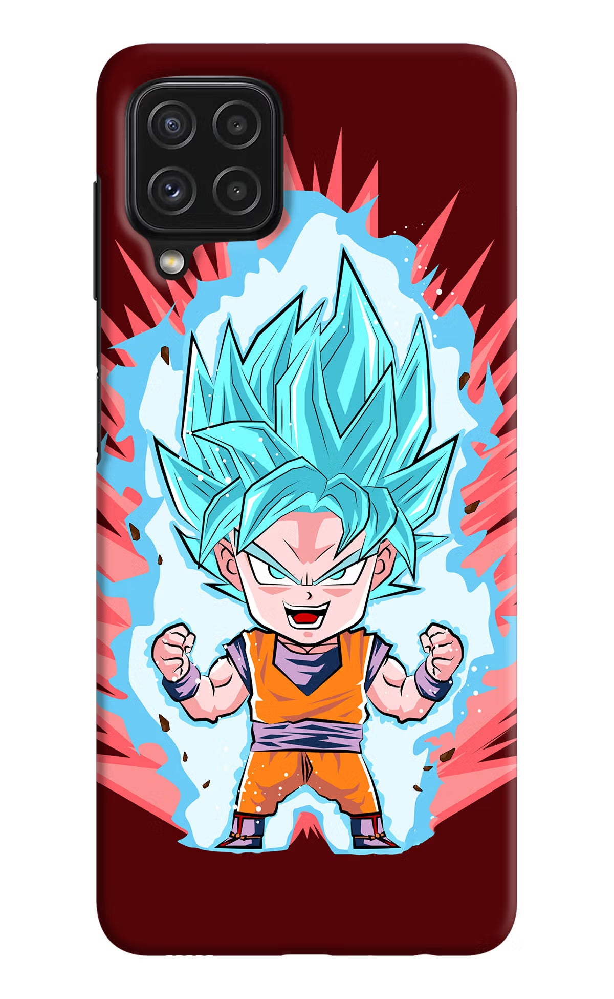 Goku Little Samsung M32 Hard Case Back Cover by Casekaro