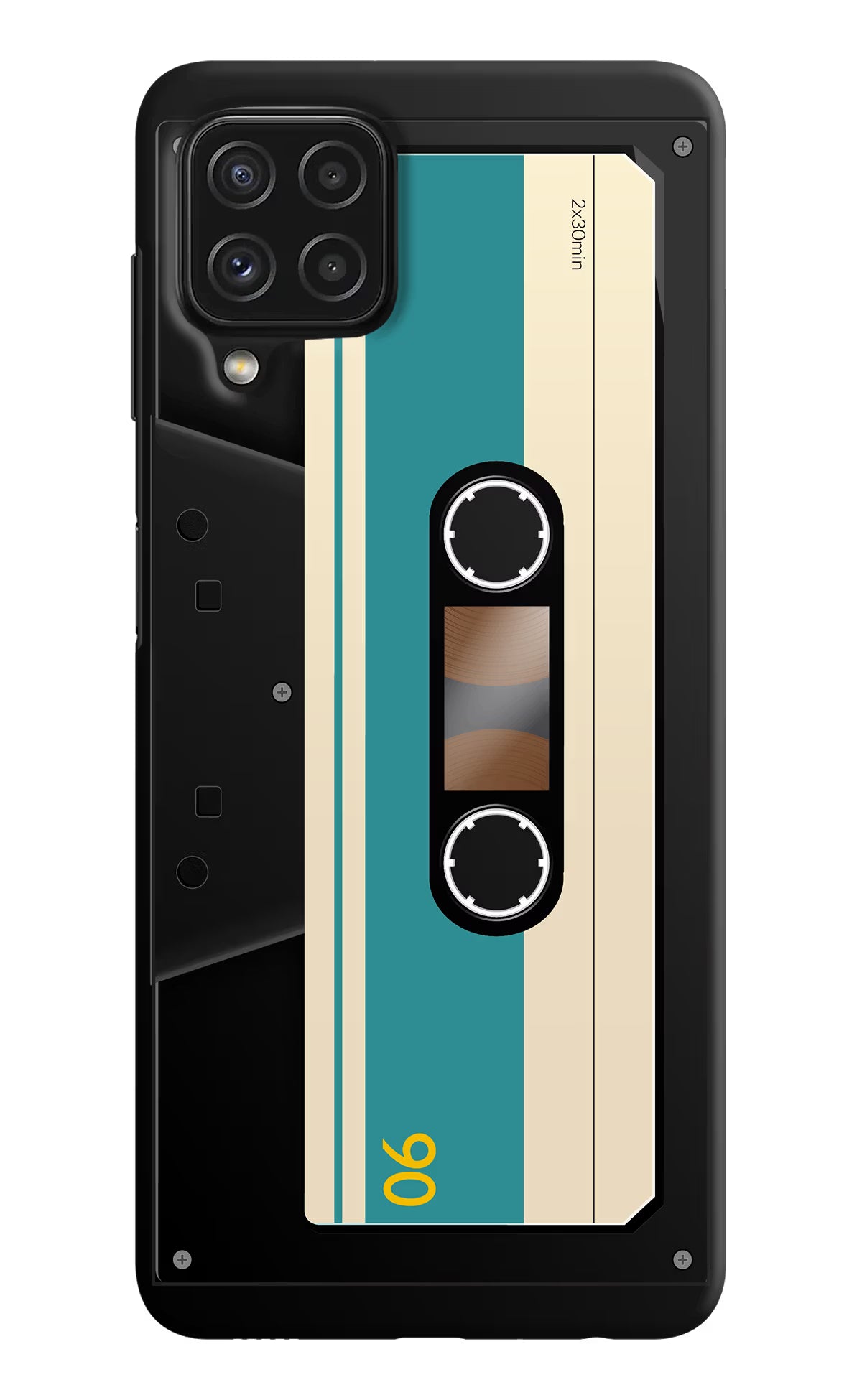 Cassette Samsung M32 Hard Case Back Cover by Casekaro