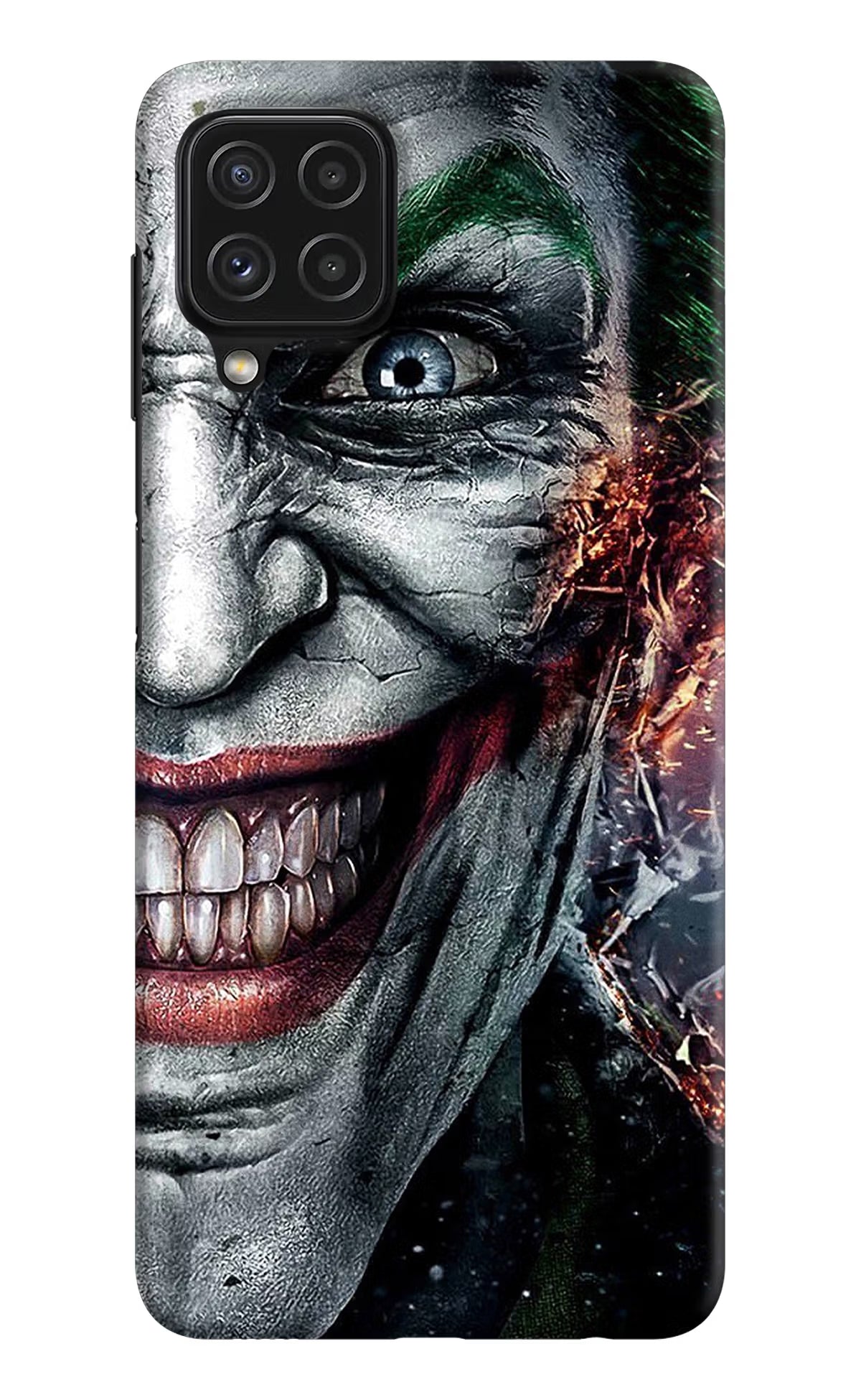 Joker Cam Samsung M32 Hard Case Back Cover by Casekaro