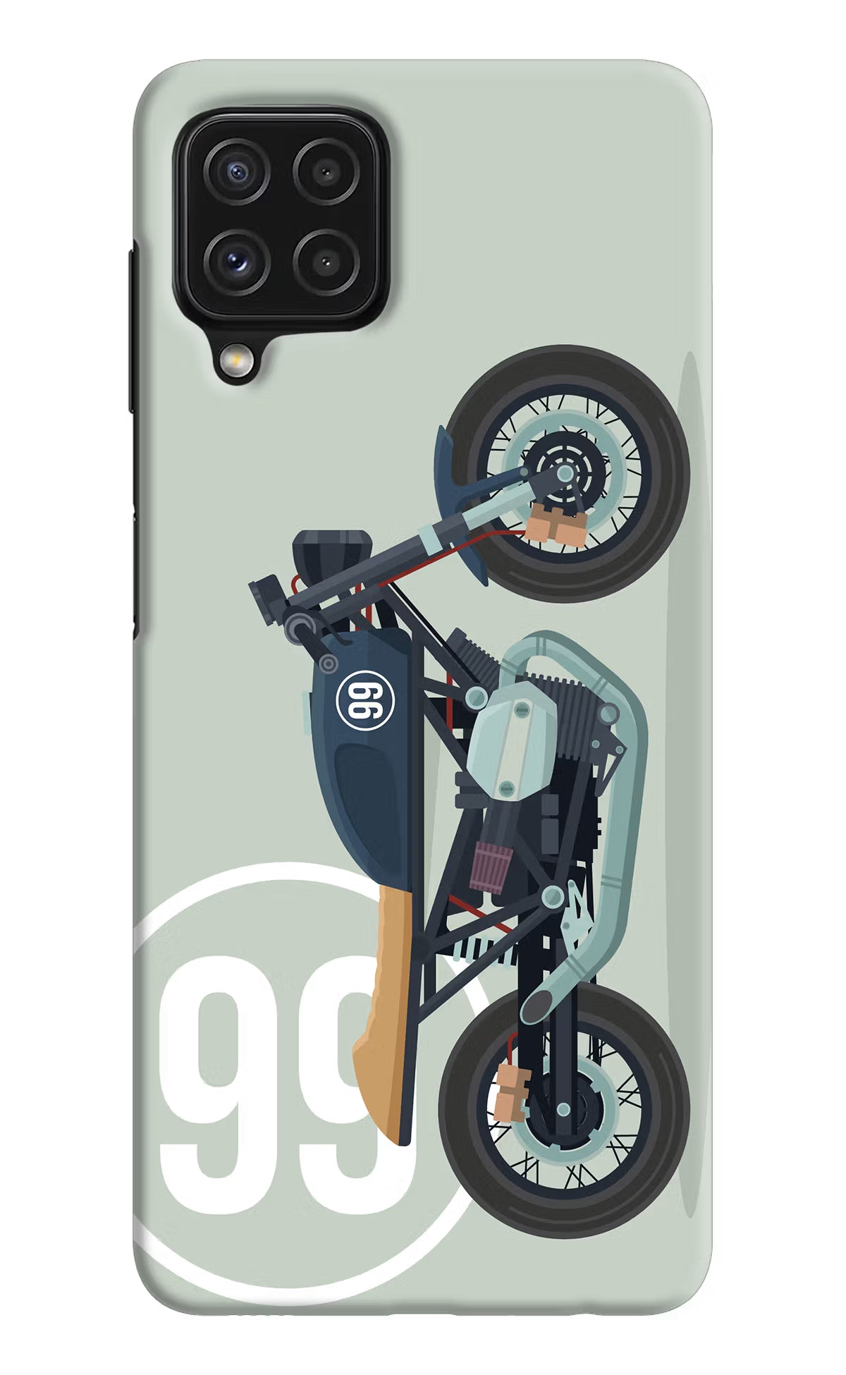Classic Cafe Racer 99 Samsung M32 Hard Case Back Cover by Casekaro