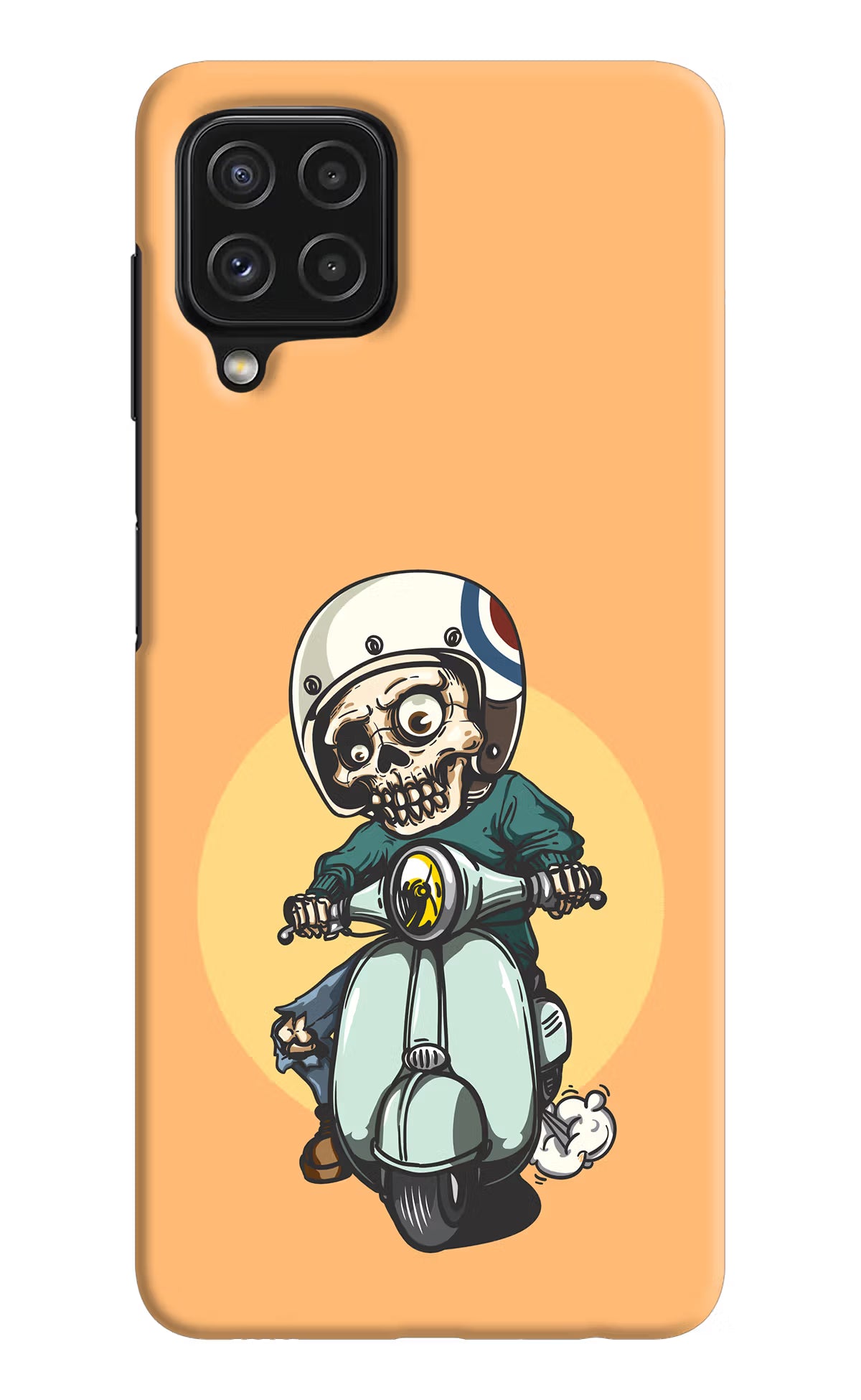 Undead Biker Samsung M32 Hard Case Back Cover by Casekaro