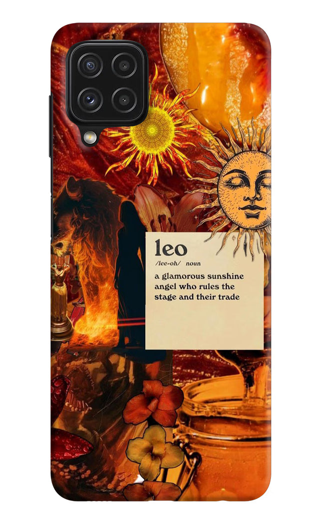 Leo Zodiac Samsung M32 Hard Case Back Cover by Casekaro