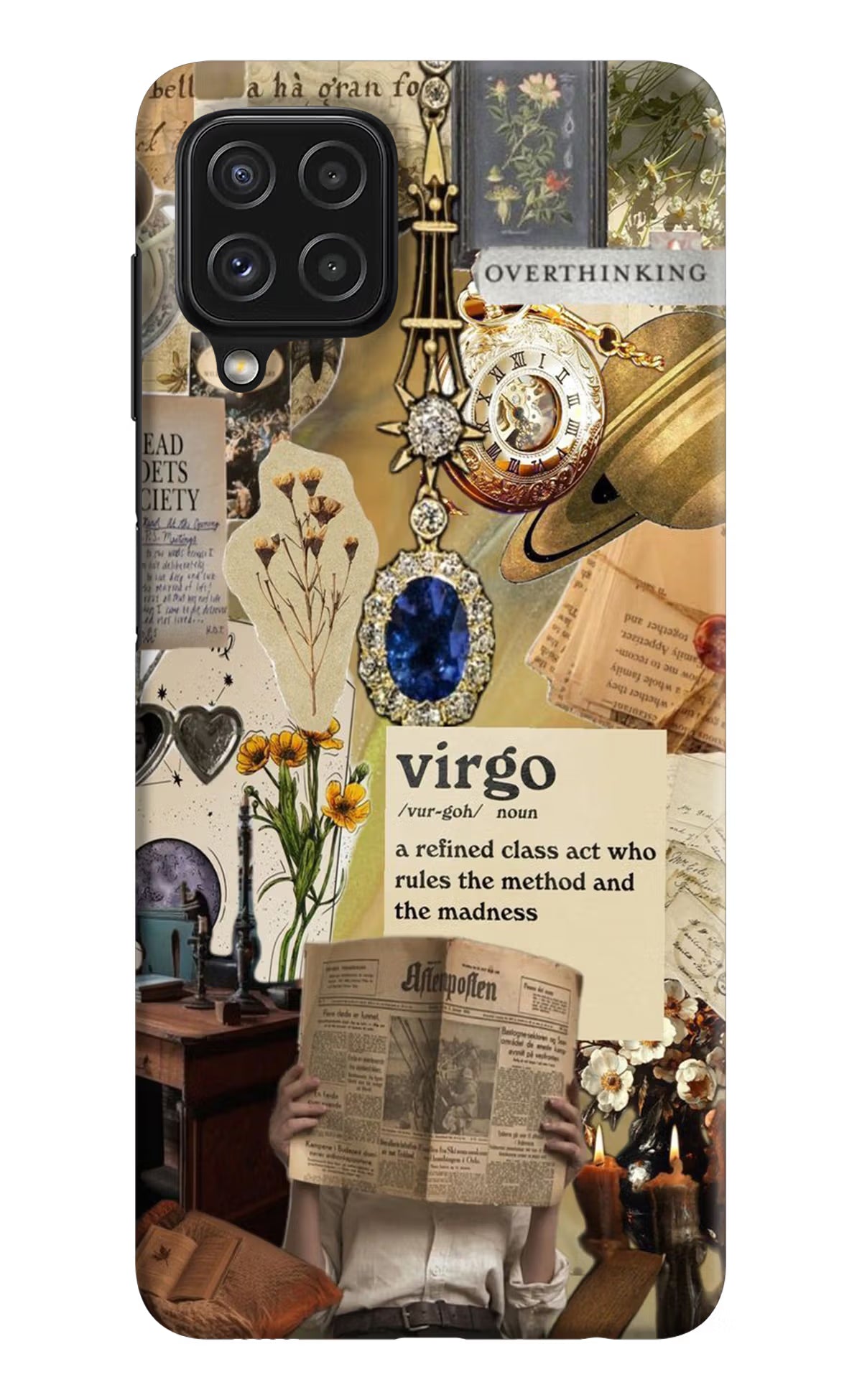Virgo Zodiac Samsung M32 Hard Case Back Cover by Casekaro