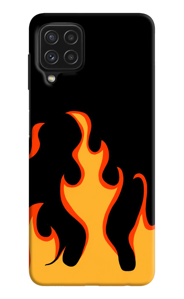 Fired Up – Black Samsung M32 Hard Case Back Cover by Casekaro