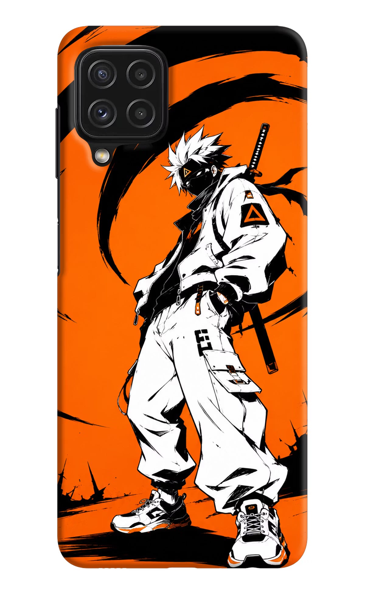 Street Samurai  Samsung M32 Hard Case Back Cover by Casekaro