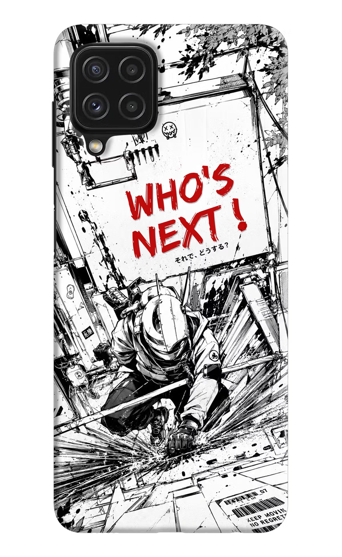 Who's Next Samsung M32 Hard Case Back Cover by Casekaro