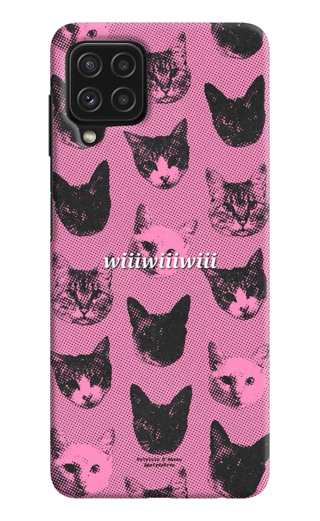 Pink Cats Samsung M32 Hard Case Back Cover by Casekaro
