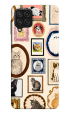 Mirror Cats Samsung M32 Hard Case Back Cover by Casekaro