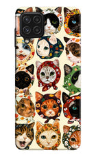Cool Cat Samsung M32 Hard Case Back Cover by Casekaro