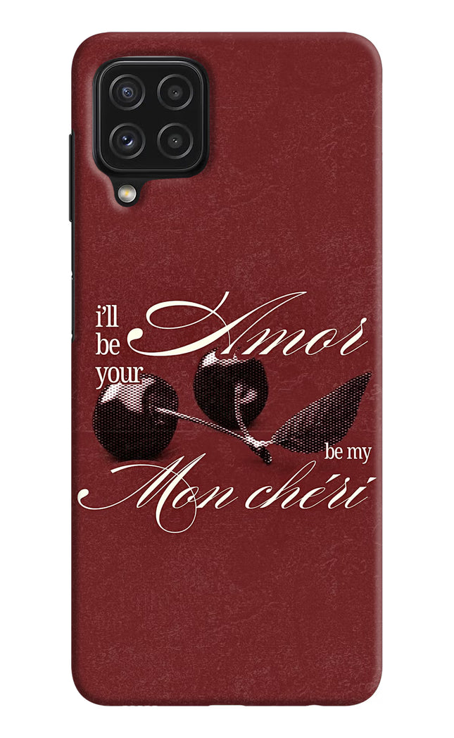 Velvet Cherry Samsung M32 Hard Case Back Cover by Casekaro