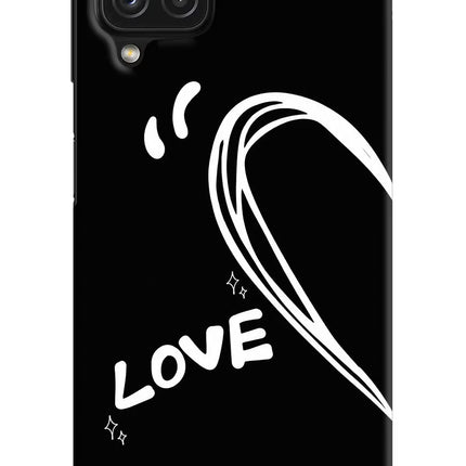 Love Line Samsung M32 Hard Case Back Cover by Casekaro