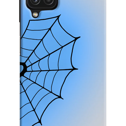 Blue Web Samsung M32 Hard Case Back Cover by Casekaro