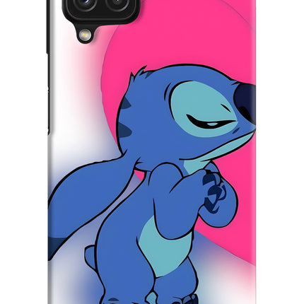 Stitch Hug Samsung M32 Hard Case Back Cover by Casekaro