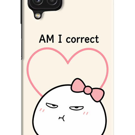 Always Right Samsung M32 Hard Case Back Cover by Casekaro