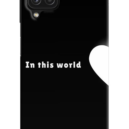 This World Samsung M32 Hard Case Back Cover by Casekaro