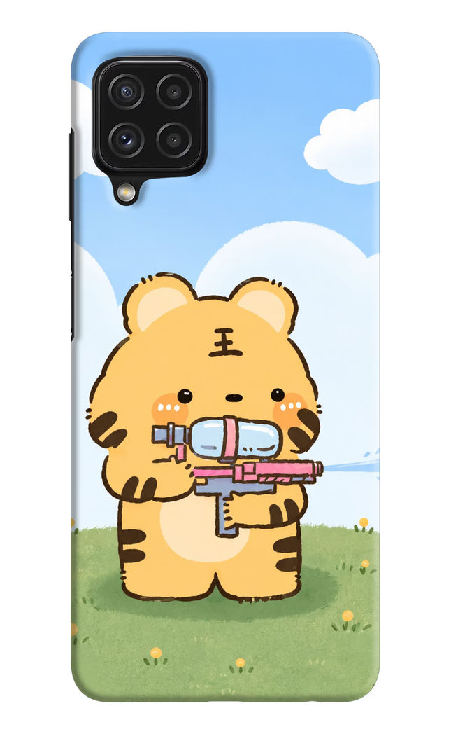 Tiger Treat Samsung M32 Hard Case Back Cover by Casekaro