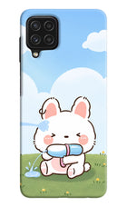 Bunny Treat Samsung M32 Hard Case Back Cover by Casekaro