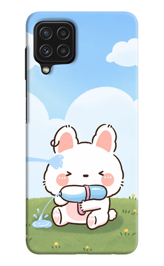 Bunny Treat Samsung M32 Hard Case Back Cover by Casekaro