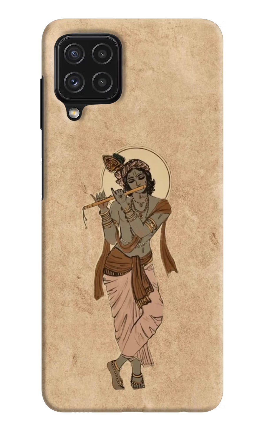 Krishna Samsung M32 Back Cover, Hard case