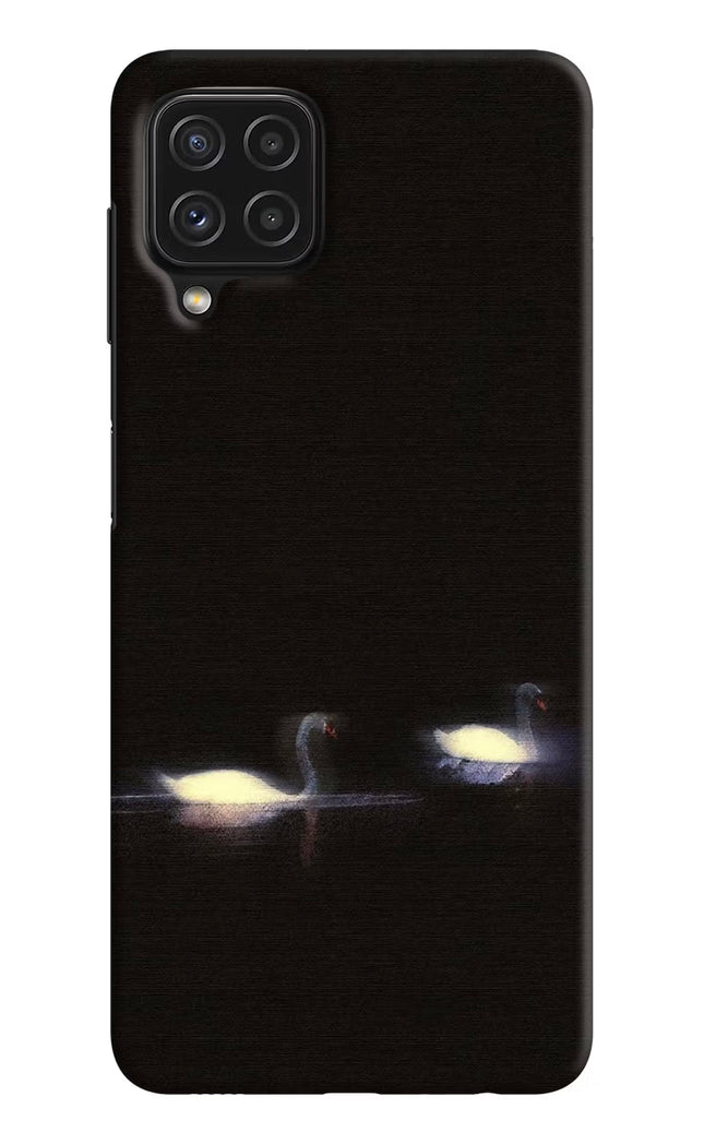 Silent Swans Samsung M32 Hard Case Back Cover by Casekaro