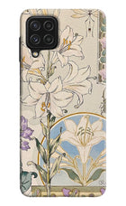 White Lily Samsung M32 Back Cover