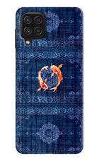 Koi Blue Samsung M32 Back Cover
