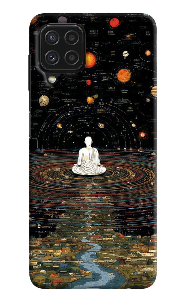 Space Monk Samsung M32 Hard Case Back Cover by Casekaro