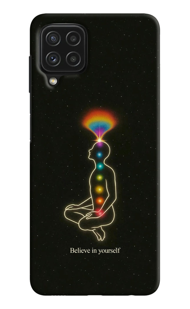 Believe in yourself Samsung M32 Hard Case Back Cover by Casekaro