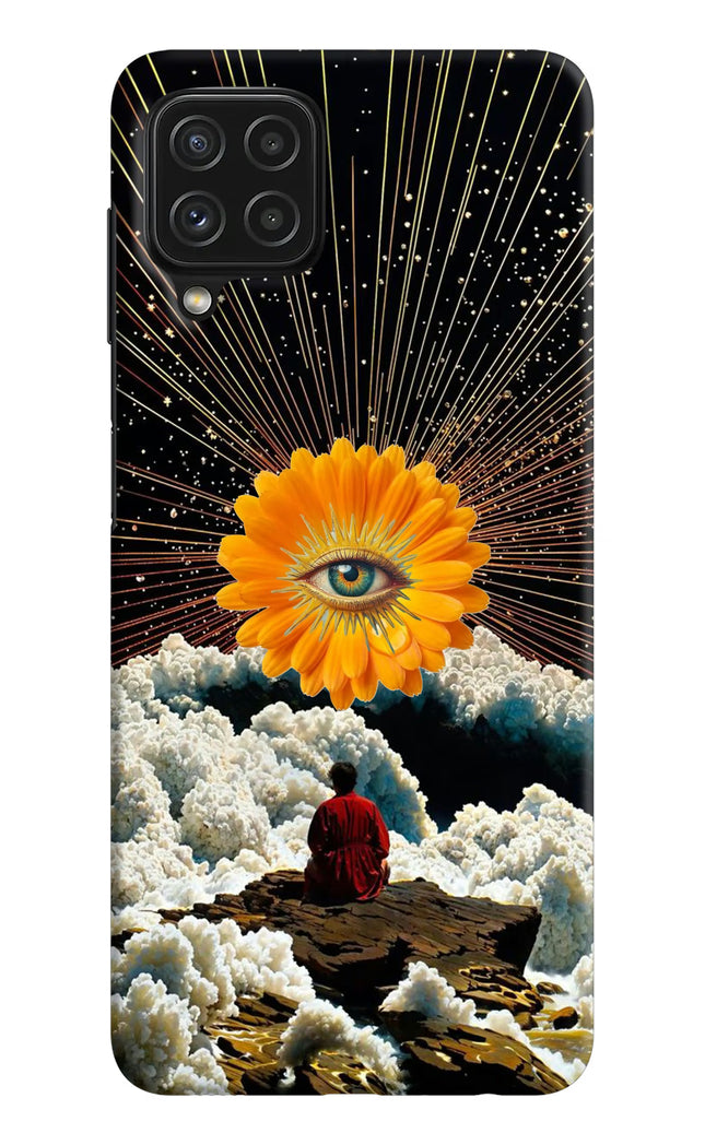 Cosmic Flower Samsung M32 Hard Case Back Cover by Casekaro