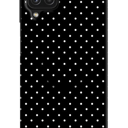 White Dots Samsung M32 Pop Case by Casekaro