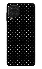 White Dots Samsung M32 Pop Case by Casekaro