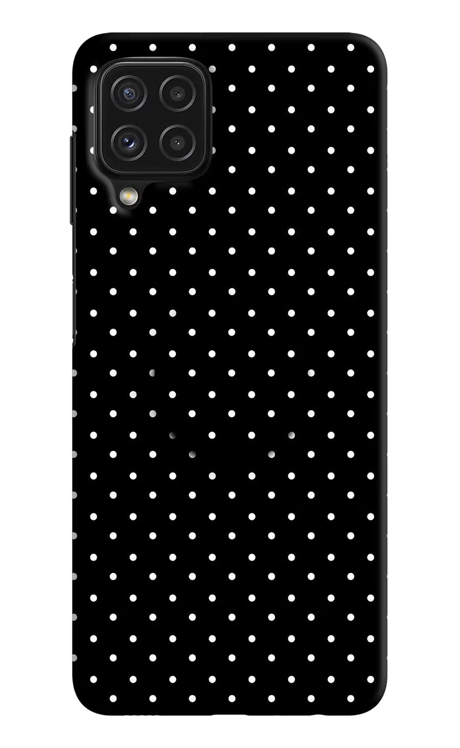 White Dots Samsung M32 Pop Case, Hard case