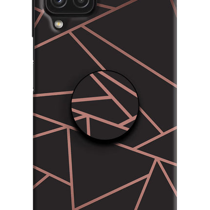 Geometric Pattern Samsung M32 Pop Case by Casekaro