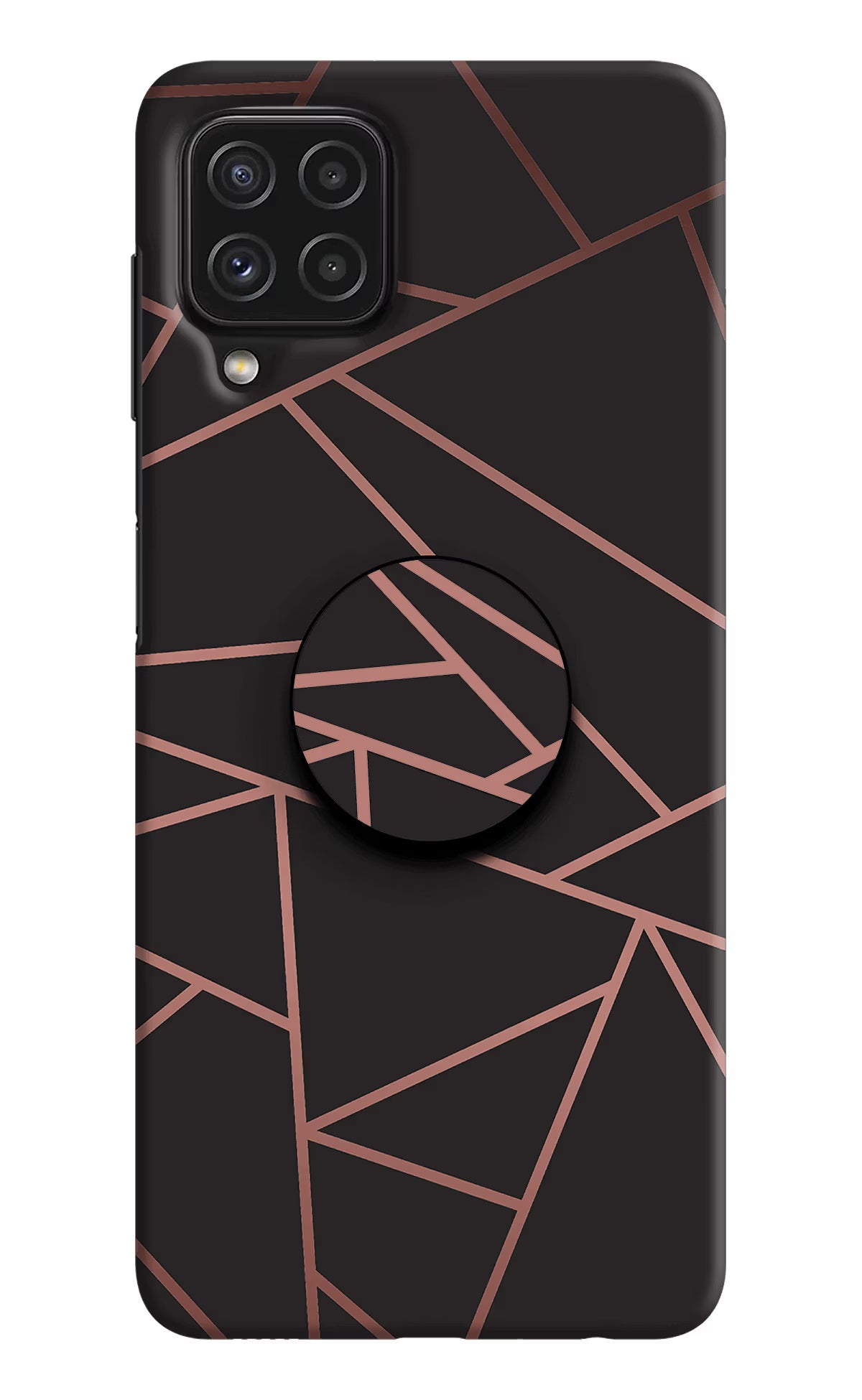 Geometric Pattern Samsung M32 Pop Case by Casekaro