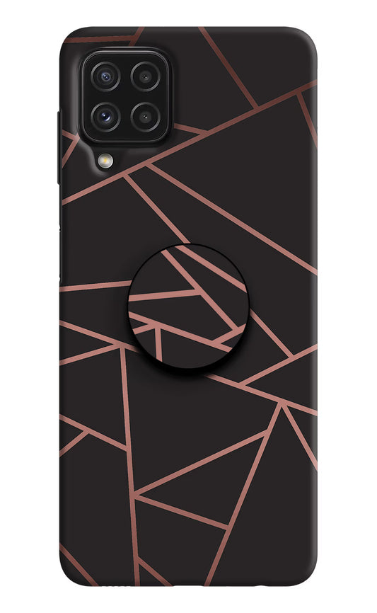 Geometric Pattern Samsung M32 Pop Case by Casekaro
