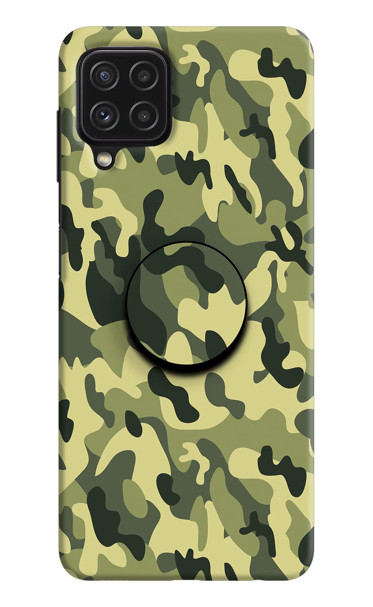 Camouflage Samsung M32 Pop Case by Casekaro