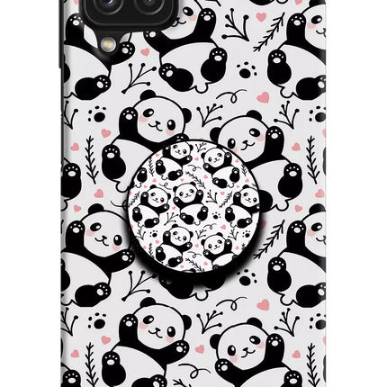 Cute Panda Samsung M32 Pop Case by Casekaro