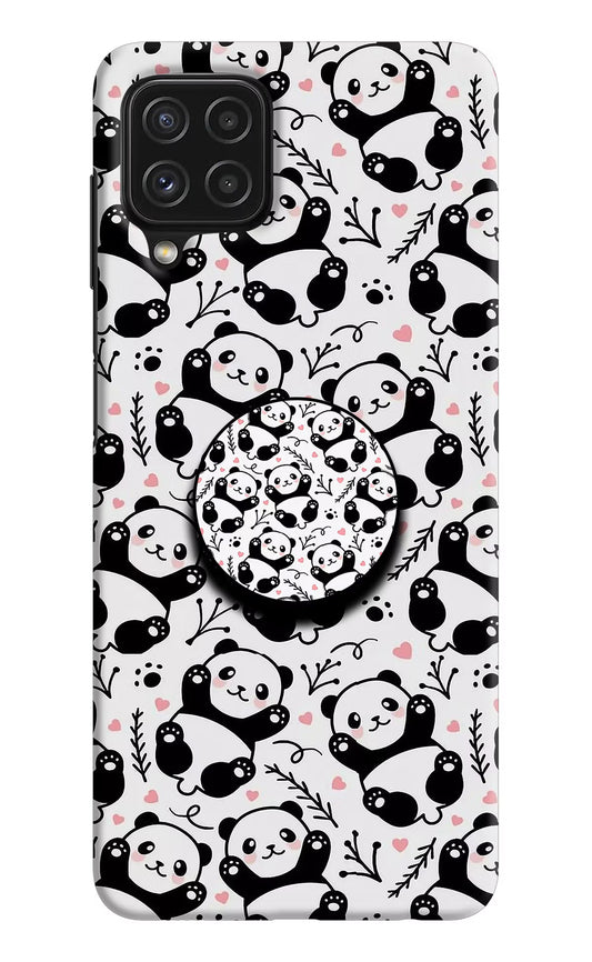 Cute Panda Samsung M32 Pop Case by Casekaro