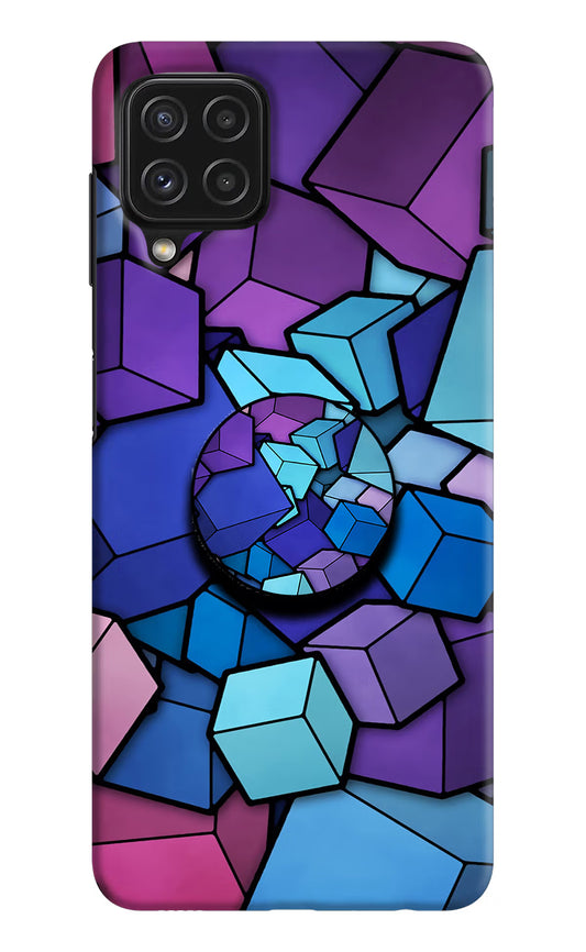 Cubic Abstract Samsung M32 Pop Case by Casekaro