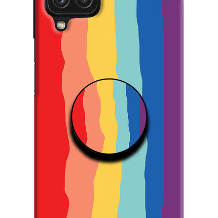 Rainbow Samsung M32 Pop Case by Casekaro